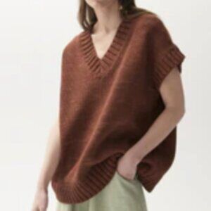 BNWT Misha & Puff Ingela vest (OS) cedar